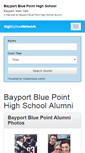 Mobile Screenshot of bayportbluepointhighschool.com