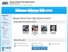 Tablet Screenshot of bayportbluepointhighschool.com